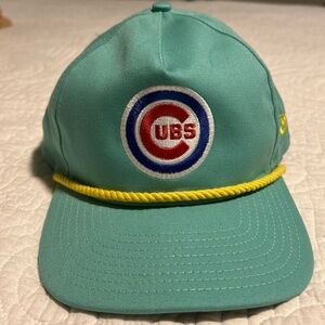 Chicago Cubs Clear Mint Golfer Hat
